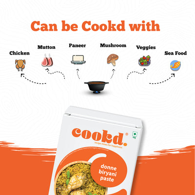 Donne Biryani Paste without rice