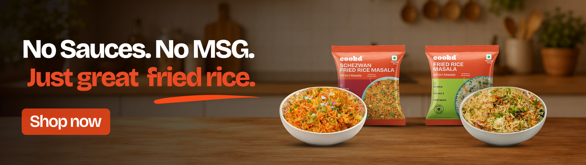Msg Friend Rice Fried Rice Masala by Cookd โ All-in-1, No MSG, 10 Mins โ Cookd Ventures ...