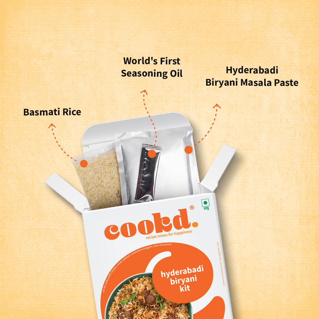 Hyderabadi Biryani Kit with rice (Preservative Free)