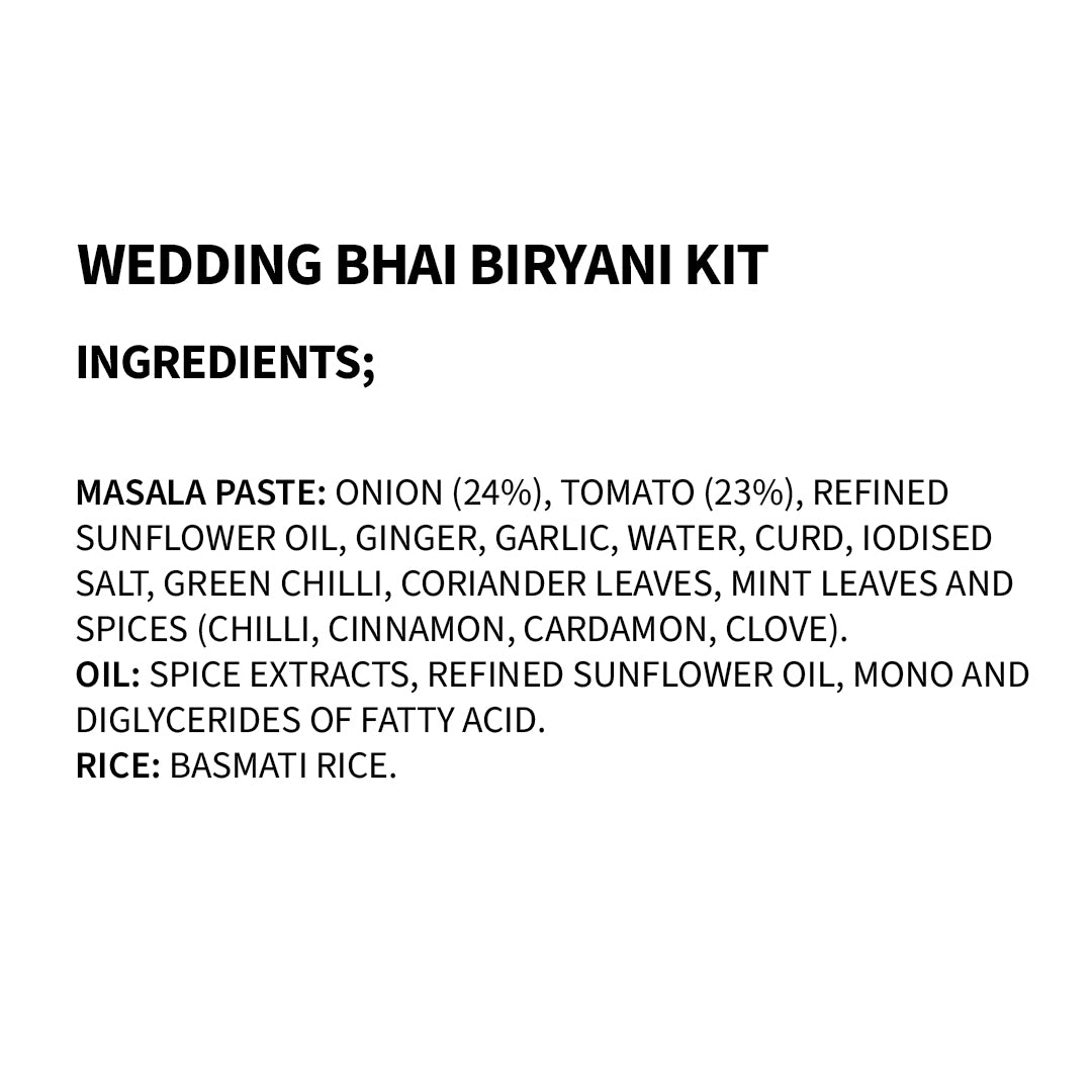 Wedding Bhai Biryani Kit