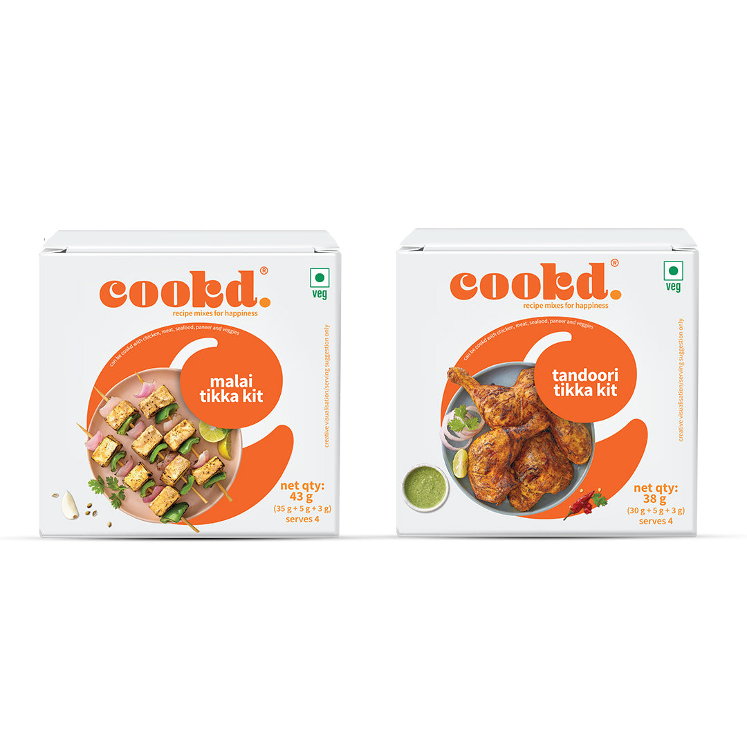 Tikka Kits (Tandoori Tikka Kit + Malai Tikka Kit)