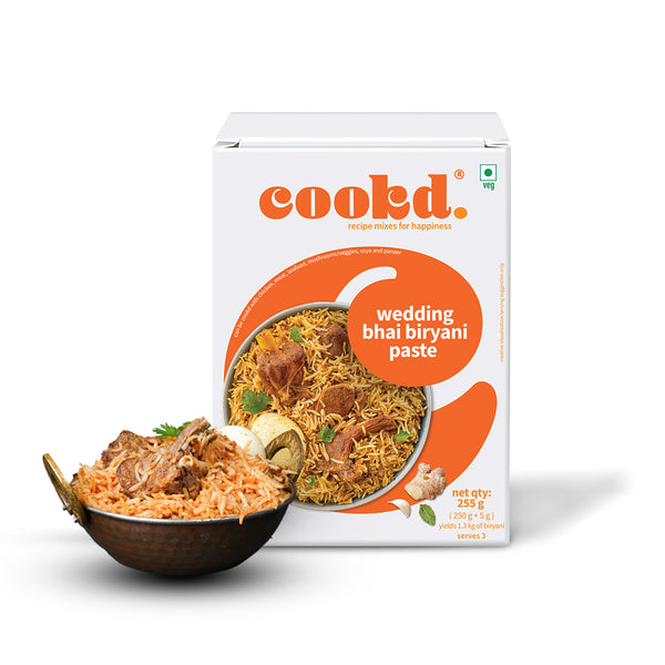 Wedding Bhai Biryani Paste- Pack of 1 (Preservative Free).